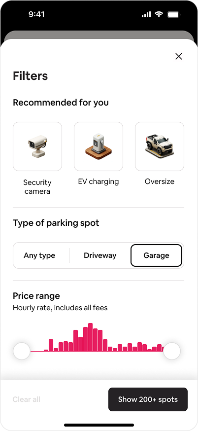 Airbnb Parking - Screen 2